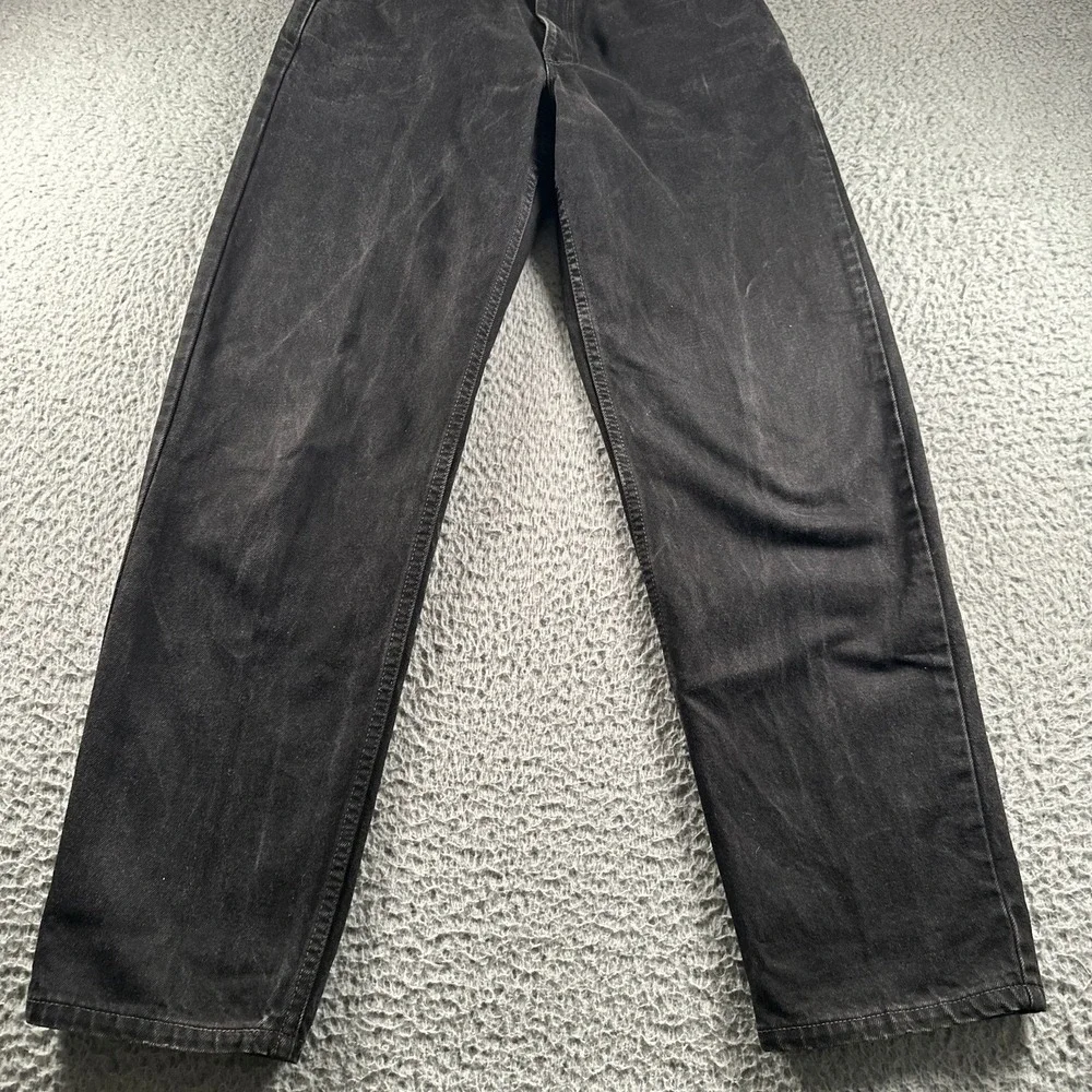 Vtg '99 Levis 550 Jeans Mens 34x32(32x32 Fit) Relaxed Fit Black Straight Leg USA